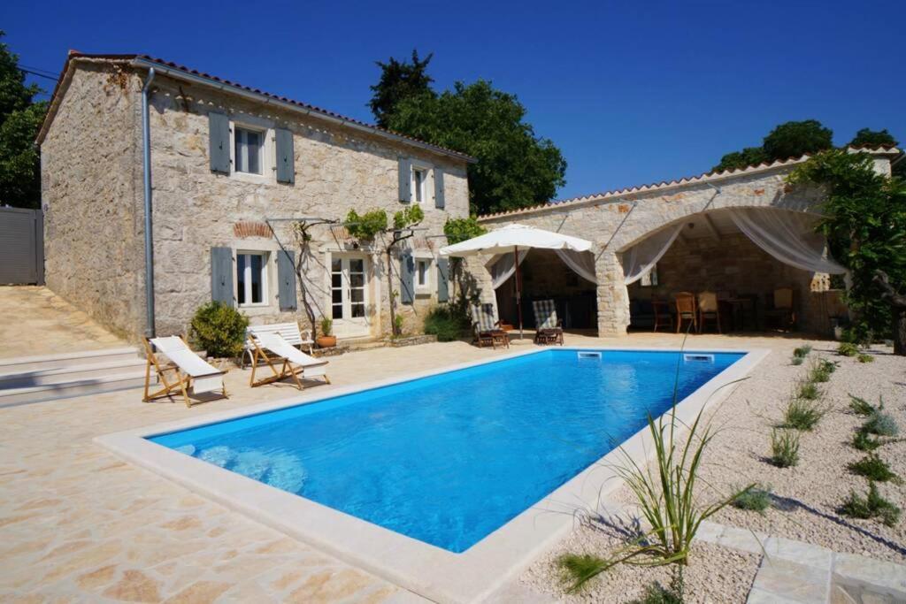 Ferienhaus Villa Alisia, Wunderschoenes Natursteinhaus Bei Porec, Istrien, Kroatien Vranje Selo Zewnętrze zdjęcie